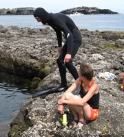 doug diving at isabela siland